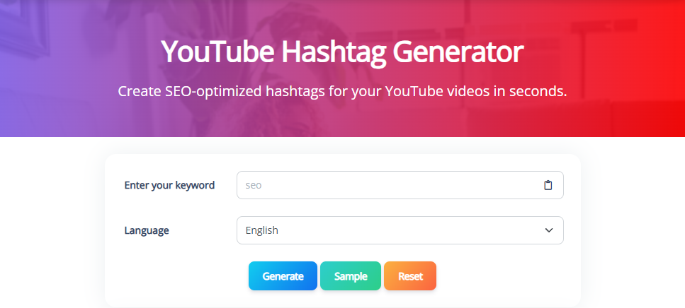 YouTube Hashtag Generator